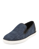 Denim Fabric Skater Shoe, Denim
