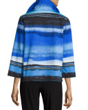 Mad About Blue Zip-Front Jacket 