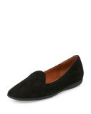 Erica Perforated Suede Loafer
