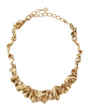 Flounced Ribbon Collar Necklace