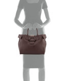 Pilgrim de Jour Medium Tote Bag, Burgundy