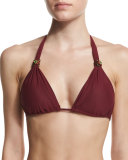 Triangle Halter Swim Top