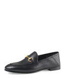 Brixton Leather Horsebit Loafer, Black