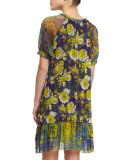 Floral-Print T-Shirt Dress