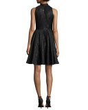 Cee Cee Sleeveless Halter Fit & Flare Dress