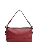 Granada Small Hobo Bag, Raspberry/Black