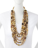 Kila Light Horn Multi-Strand Necklace