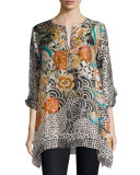 Sunlight Habitai Silk Tunic, Multi