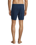 Cosmos Solid Swim Trunks, Dusk