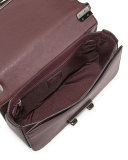 Swagger Glovetanned Leather Shoulder Bag, Oxblood