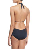 Brena Plunge-Neck One-Piece Swimsuit