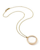 18K Gold Rock Candy Large Lollipop Necklace in Doublet & Diamonds 