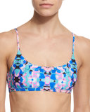 Bella Reversible Printed Swim Top