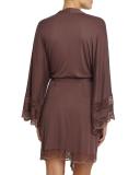 Saskia Kimono Robe, Chestnut