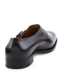 Ashill Single-Monk Leather Shoe, Black