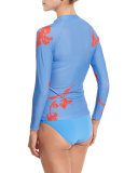 Talisay Printed Long-Sleeve Surf Shirt
