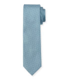 Spotted Silk Tie, Teal