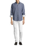 Standard Issue Fit 1 Slim-Skinny Jeans, White