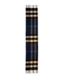 Oversized Mega-Check Cashmere Scarf