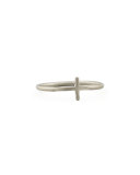 Silver Faith Small Cross Ring