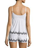 Antique Lace-Print Cami
