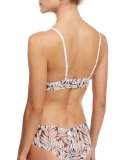 Sweet Treats Floral-Print Lace Soft Bra, Smoky Gray