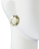 Geometric Mother-of-Pearl Earrings