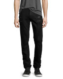 Broderick Slouchy Skinny Jeans, Black
