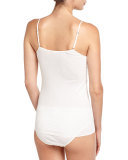 Franca Spaghetti-Strap Camisole, Off White