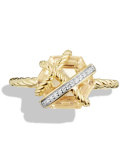 10mm Petite Cable Wrap Champagne Citrine Ring