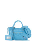 Classic Nickel City Mini AJ Bag, Bright Blue