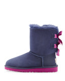 Toddler Bailey Boot with Bow, Peacoat (Blue), 6T-12T