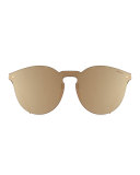 Leonard II Mask Sunglasses, Brown