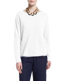 Long-Sleeve Organic Slub Top