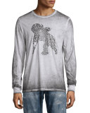 Faded Cherub Logo Long-Sleeve T-Shirt