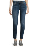 Halle Mid-Rise Skinny Jeans, Oceana Blue (Indigo)