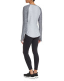 Motivation Long-Sleeve Training T-Shirt, TNF Light Gray Heather
