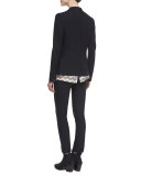 Long-Sleeve Wool Club Jacket
