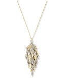 Spiked Lattice Pine Cone Pendant Necklace