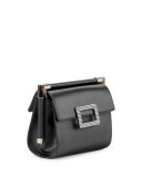 Miss Viv' Hotfix Silk Shoulder Bag, Black