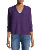 Long-Sleeve V-Neck Top