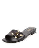 Heidi Floral Flat Slide Sandal