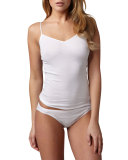 Cotton Seamless Camisole, White