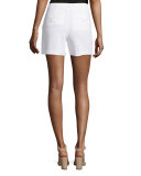 Masibeth Admiral Crepe Shorts, Eggshell