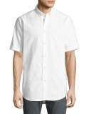 Smith Short-Sleeve Classic-Fit Shirt, White