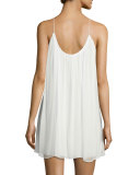 Malie Sleeveless A-Line Dress, Ivory