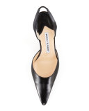 Carolyne Classic Fit Mid-Heel Halter, Black
