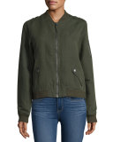 Geena Bomber Jacket, Army