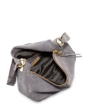 Scott Suede Half-Moon Shoulder Bag, Putty