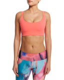 Sunray-Back Sports Bra, Watermelon